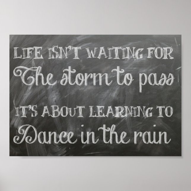 Learning to Dance in the Rain Poster (Front)