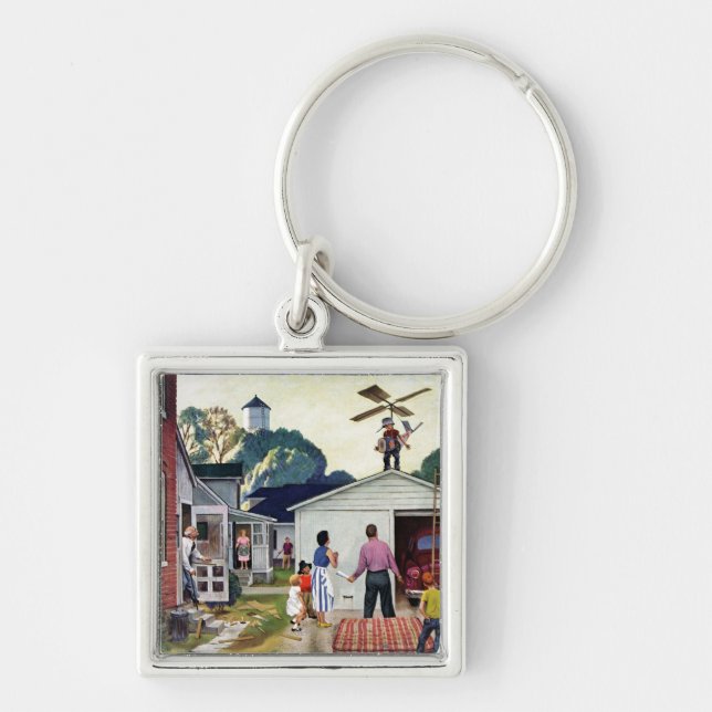 Learning to Fly Key Ring (Front)