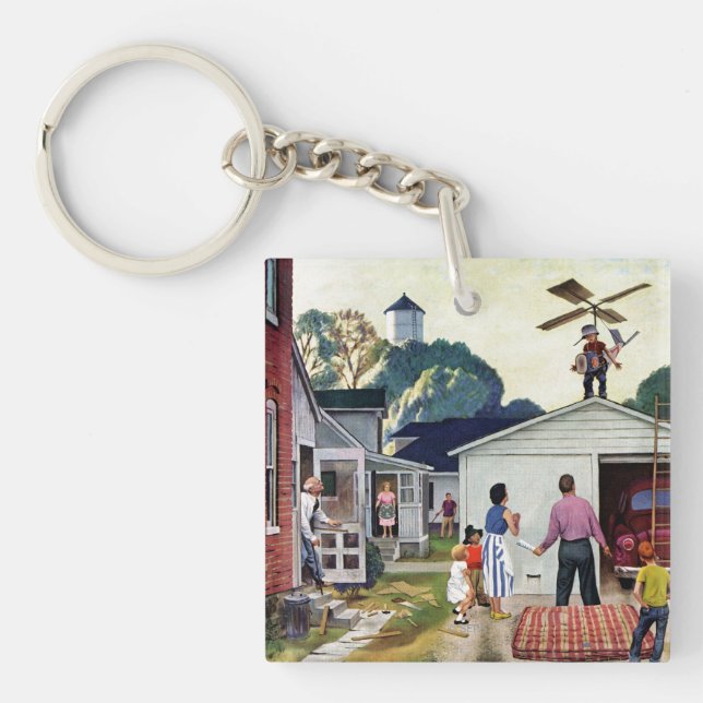 Learning to Fly Key Ring (Front)
