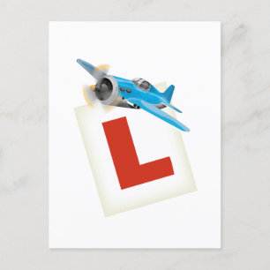 Learning to fly postcard