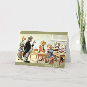 Learning to Knit Card