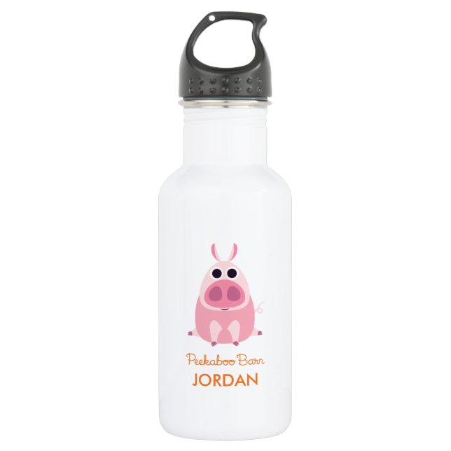 Leary the Pig 532 Ml Water Bottle (Front)