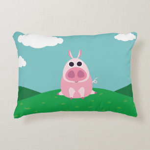 Leary the Pig Decorative Cushion