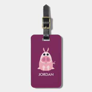 Leary the Pig Luggage Tag