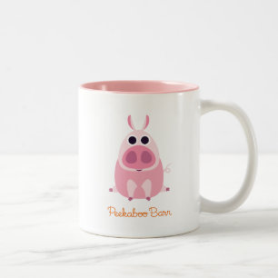 Leary the Pig Two-Tone Coffee Mug