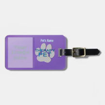 Leash Tag - Therapy Pet