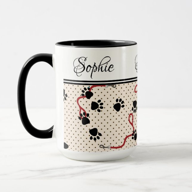 Leashes & Paws Mug (Left)