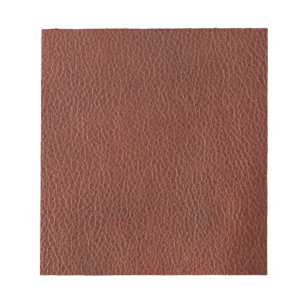 Leather 5.5" x 6" Notepad - 40 pages