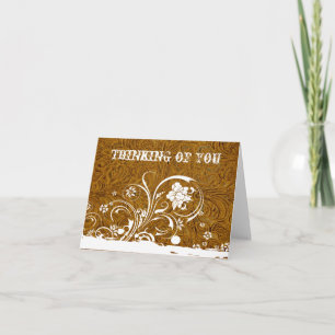 Leather and Lace Thinking of You Card