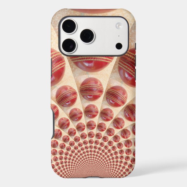 Leather Ball Rhythm Cricket Balls: Rhythmic Array (Back)