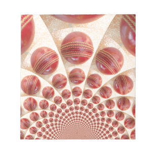 Leather Ball Rhythm Cricket Balls: Rhythmic Array Notepad