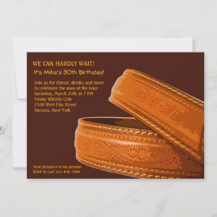 Leather Belt Invitation