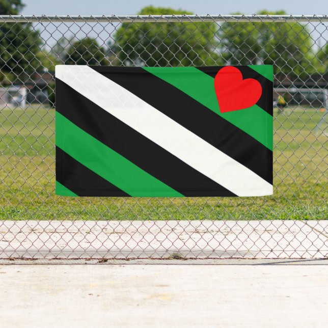 Leather Boi Pride Flag Banner (Insitu)