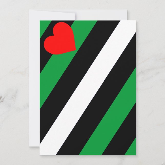 Leather Boi Pride Flag Holiday Card (Front)