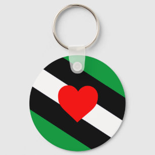 Leather Boi Pride Flag Key Ring