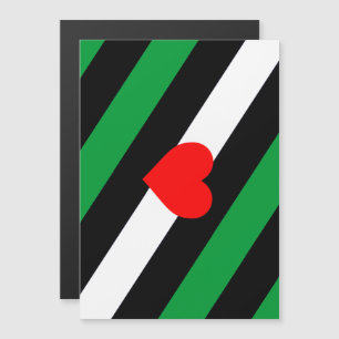 Leather Boi Pride Flag Magnetic Invitation