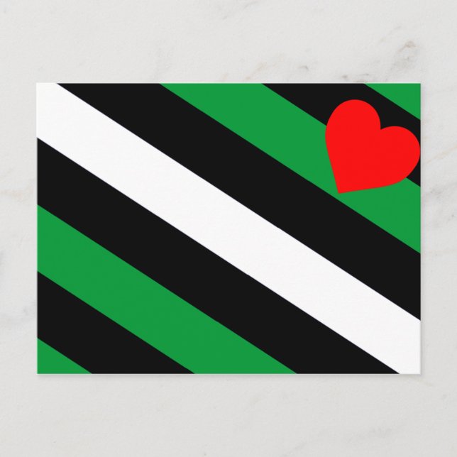 Leather Boi Pride Flag Postcard (Front)