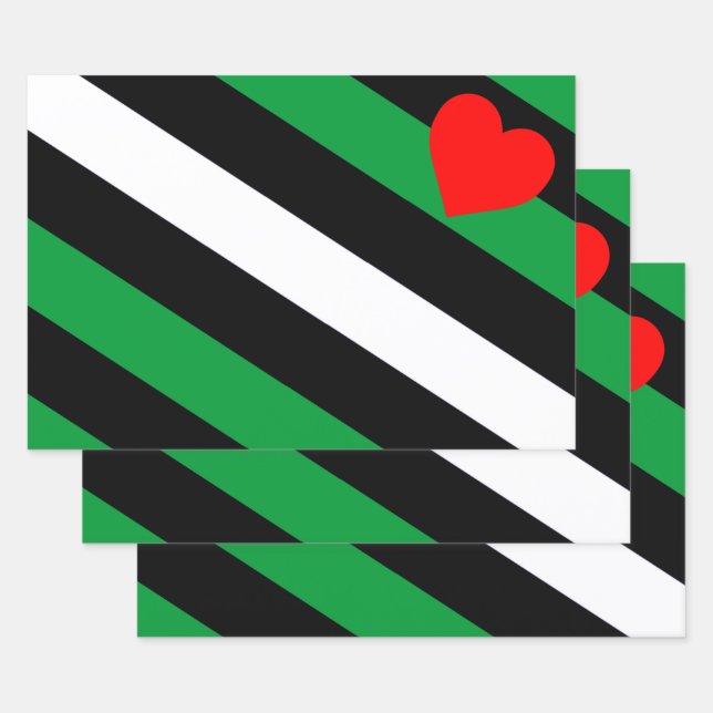 Leather Boi Pride Flag Wrapping Paper Sheet (Set)