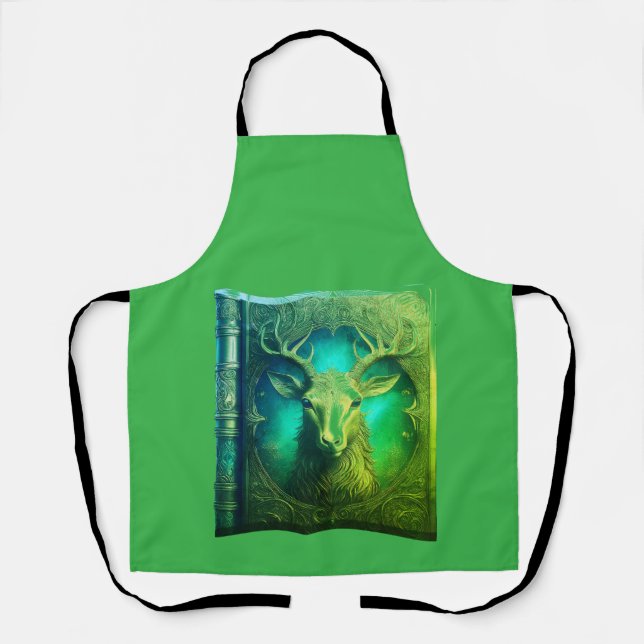 Leather Bound Copy Of A Deer Hunting Guide Apron (Front)