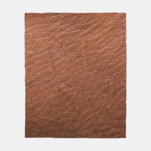Leather brown structure clothing fleece blanket