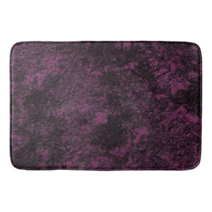 Leather Burgundy texture Bath Mat