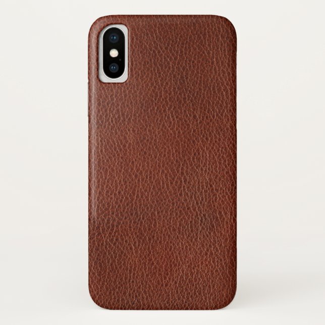Leather Case-Mate Barely There iPhone X Case (Back)