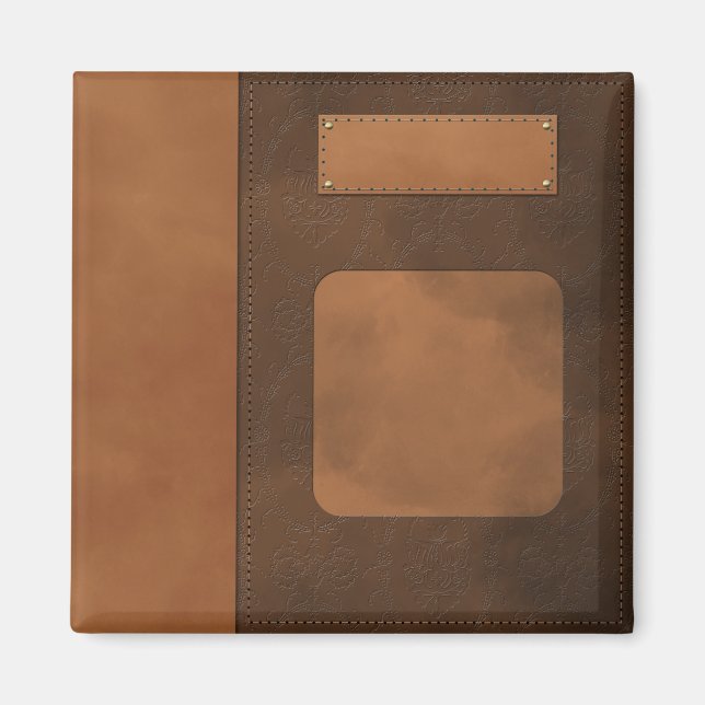 Leather decor magnet (Front)