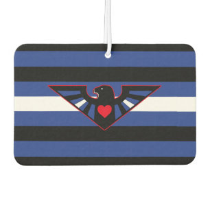 Leather Eagle Pride Car Air Freshener
