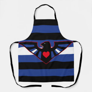 Leather Eagle Pride Flag Apron