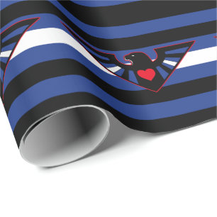 Leather Eagle Pride Flag Wrapping Paper