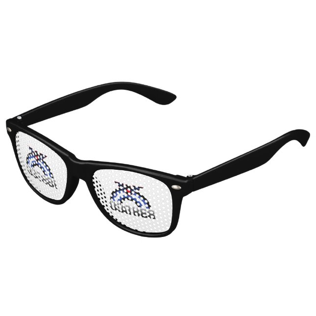 Leather Eagle Pride Kids Sunglasses (Angled)