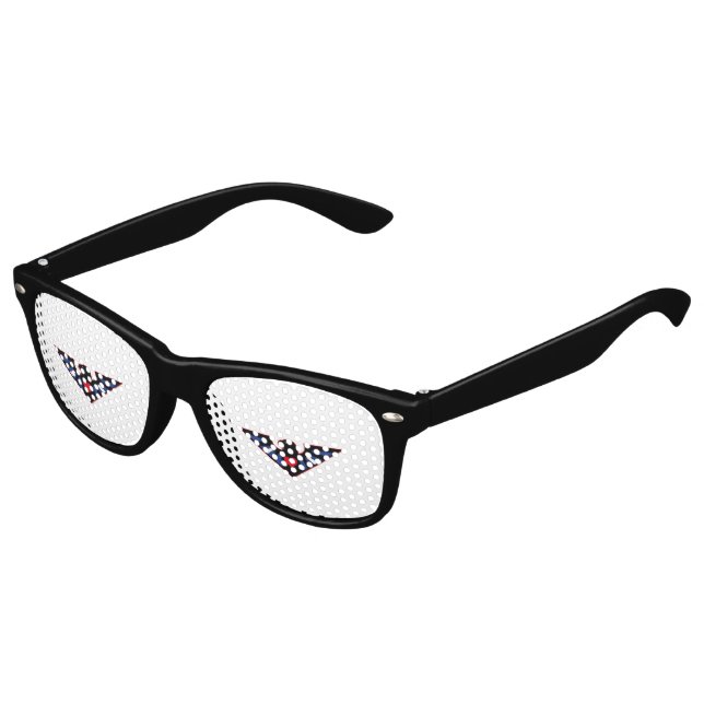 Leather Eagle Pride Kids Sunglasses (Angled)