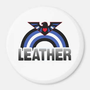 Leather Eagle Pride Magnet