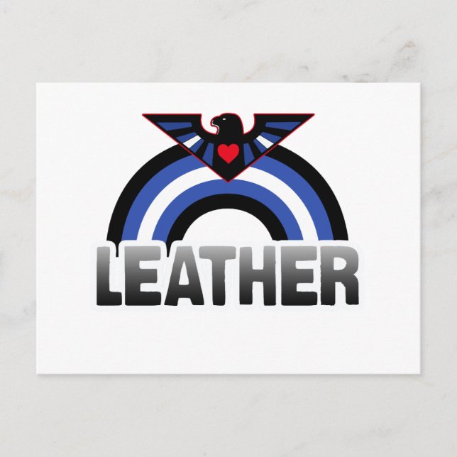 Leather Eagle Pride Postcard (Front)