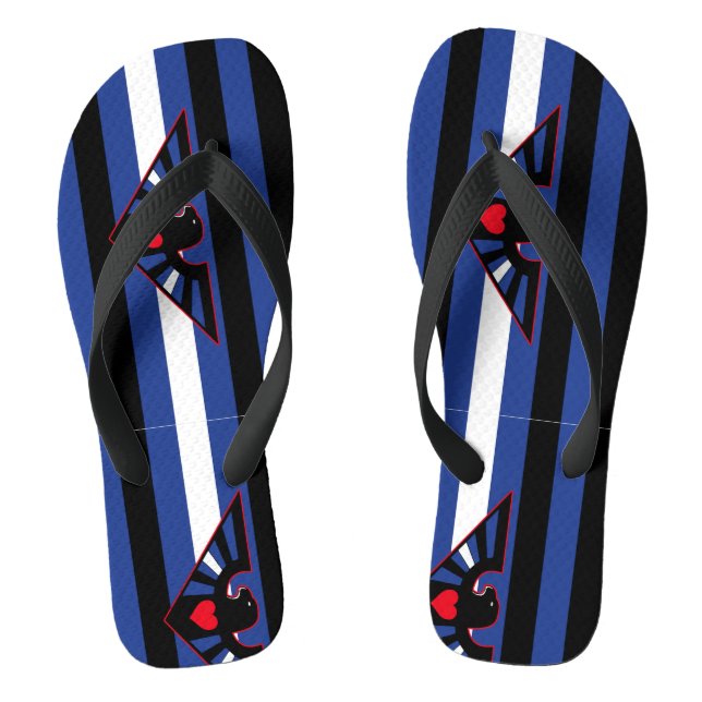 Leather Eagle Pride Thongs (Footbed)