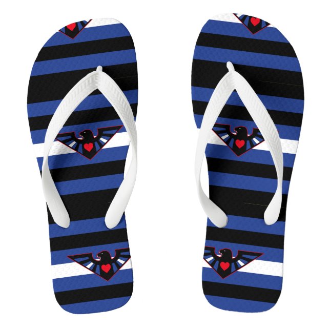 Leather Eagle Pride Thongs (Footbed)