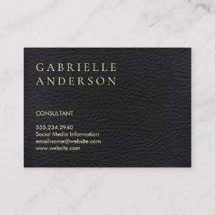 Leather Executive Business Card