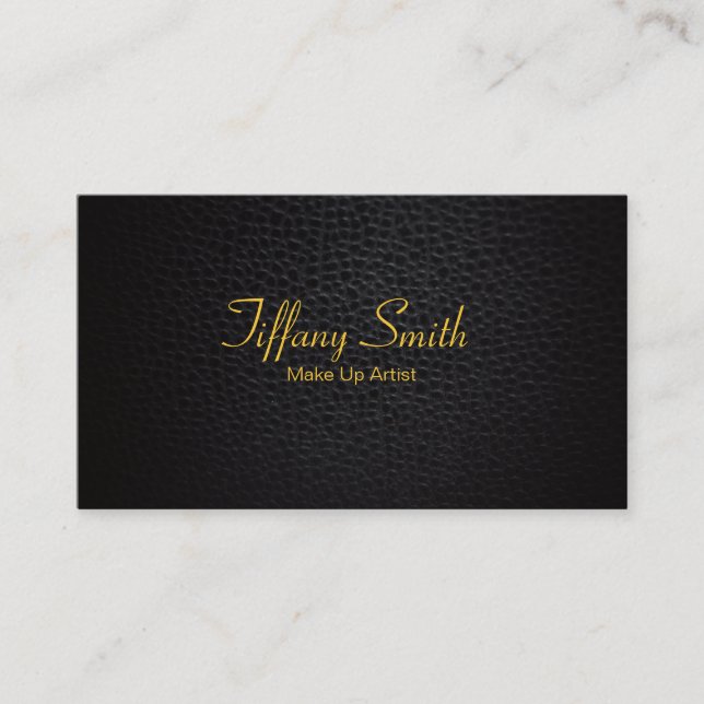 Leather Fade Business Card (Front)