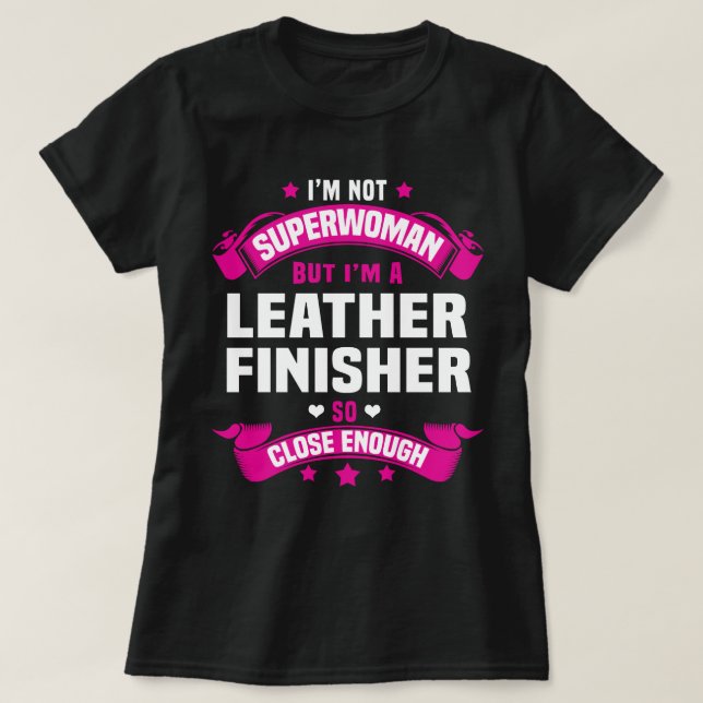 Leather Finisher T-Shirt (Design Front)