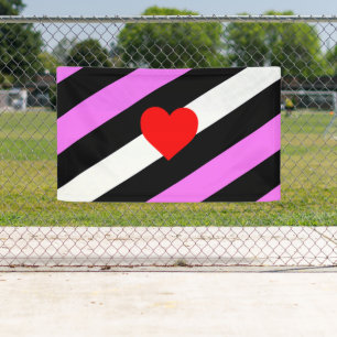 Leather Girl Pride Flag Banner