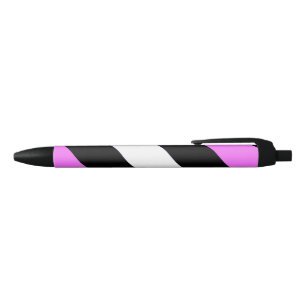 Leather Girl Pride Flag Black Ink Pen