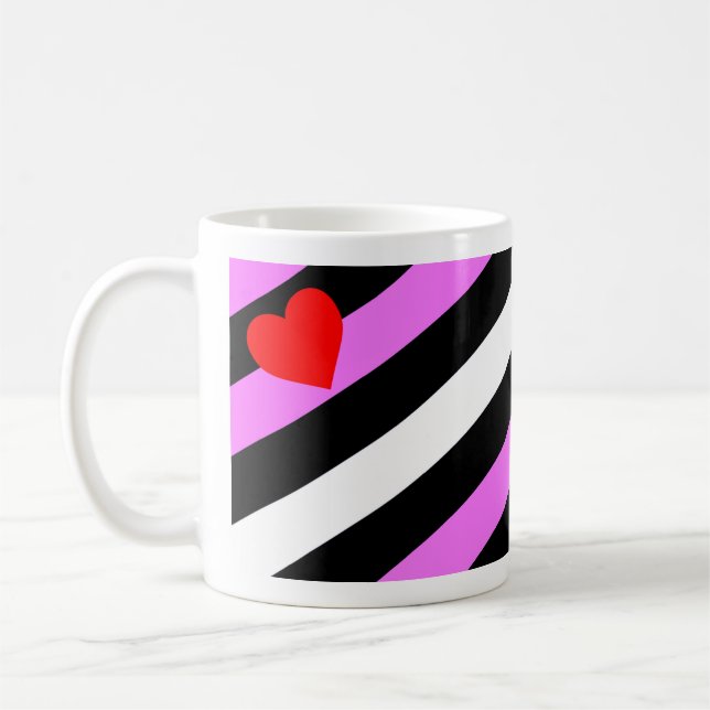 Leather Girl Pride Flag Coffee Mug (Left)
