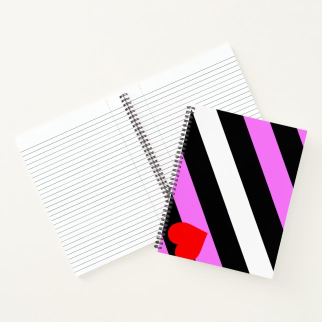 Leather Girl Pride Flag Notebook (Inside)
