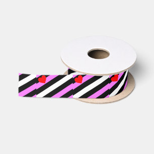 Leather Girl Pride Flag Satin Ribbon