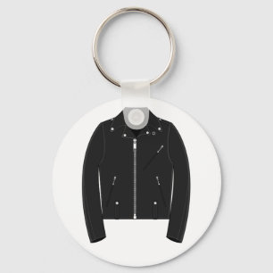 Leather Jacket Keychain