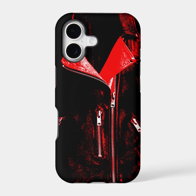 Leather Jacket Red iPhone 5 case (Back)