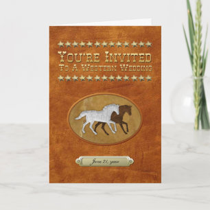 Leather & Lace Invitation