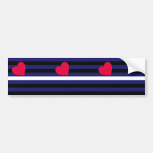 Leather Latex and BDSM Pride Flag Bumper Sticker
