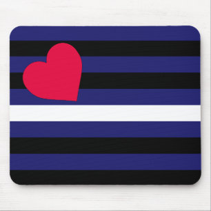 Leather Latex and BDSM Pride Flag Mouse Pad