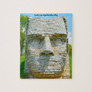 Leather Lips Wyandot Indian Chief Jigsaw Puzzle